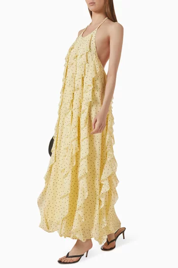 Yasfinillo Halterneck Maxi Dress