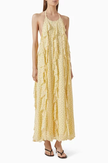 Yasfinillo Halterneck Maxi Dress
