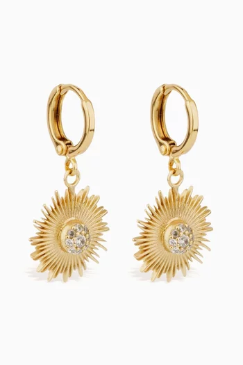 Tai Earrings in Gold-plated Brass