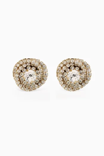 Atika Clip-on Earrings in Gold-plated Metal