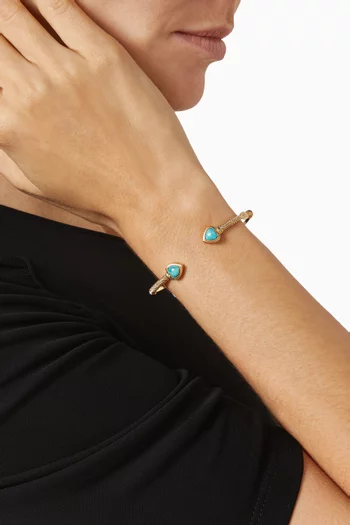 Duality Amore bracelet in Gold-plated Metal