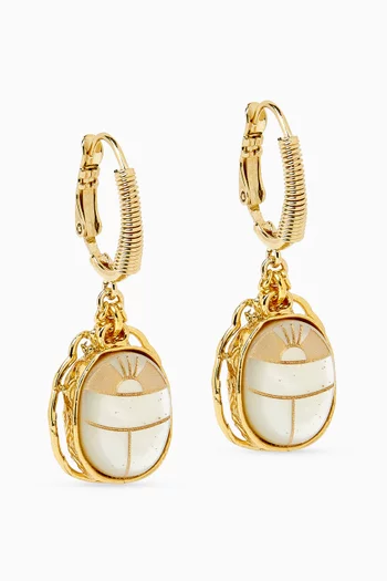 Scaramouche Earrings in Gold-plated Metal