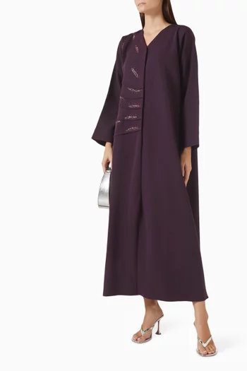 Layered-panel Abaya
