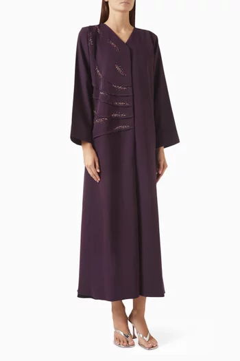 Layered-panel Abaya