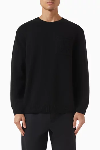 Stefano Ribbed Sweater in Knit