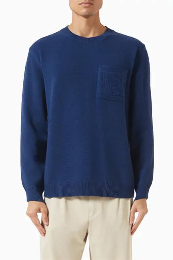 Stefano Ribbed Sweater in Knit