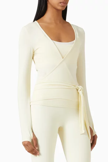 Soft Ballet Wrap Top
