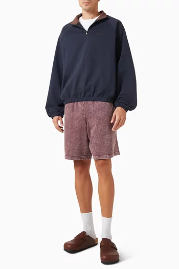 Classic Terry Quarter Zip Sweater in Cotton