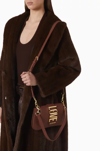 Small Lovebug Shoulder Bag in Faux Leather
