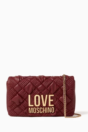 Chess Q Crossbody Bag in Faux Leather