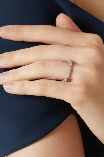 Matrix Vittore Ring in Silver-tone Metal