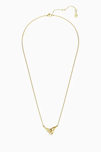 Classica Necklace in 18kt Gold-finish Silver