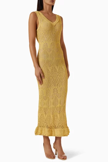 Roan Dress in Viscose Blend