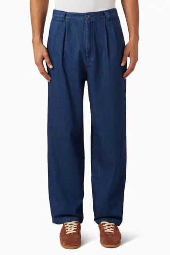Loose Trousers in Denim