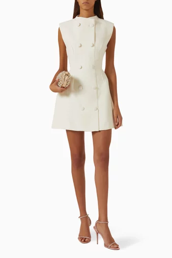 Button Mini Dress