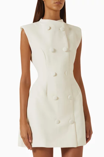 Button Mini Dress