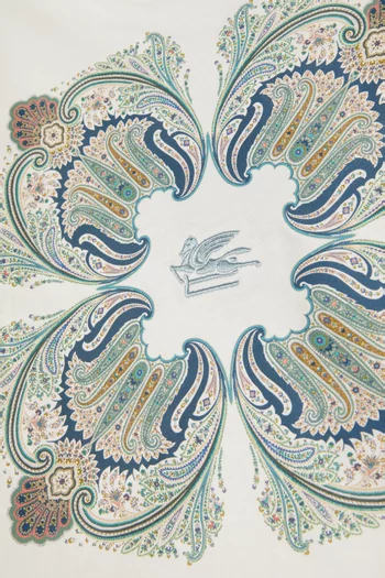 Botanical Toile Print T-shirt in Cotton