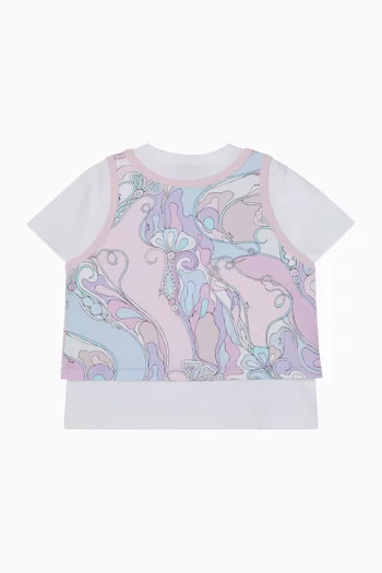 Layered Printed T-shirt