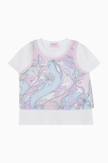 Layered Printed T-shirt
