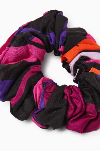 Pucci Print Scrunchie in Cotton