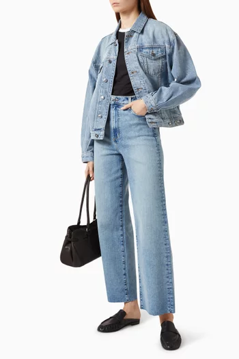 Crop Ringer T-shirt in Jersey
