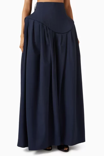 Basque Pleated Pants