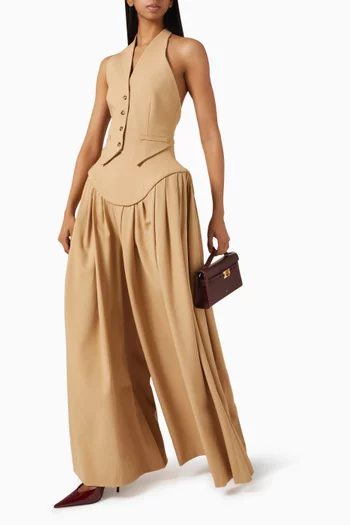 Basque Pleated Pants