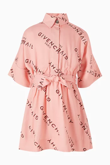 Logo-print Shirt Dress