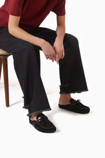 Malvin Tassel Loafers in Suede