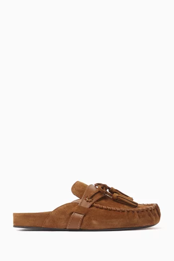 Malvin Tassel Loafers in Suede