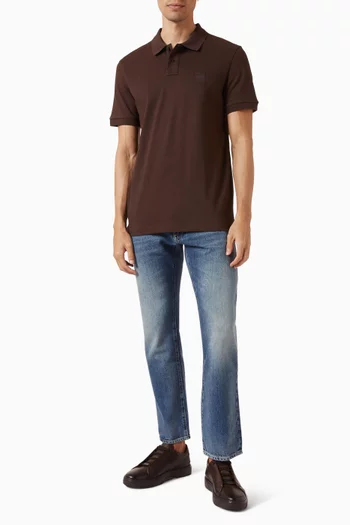 Passenger Slim-fit Polo T-shirt in Stretch-cotton