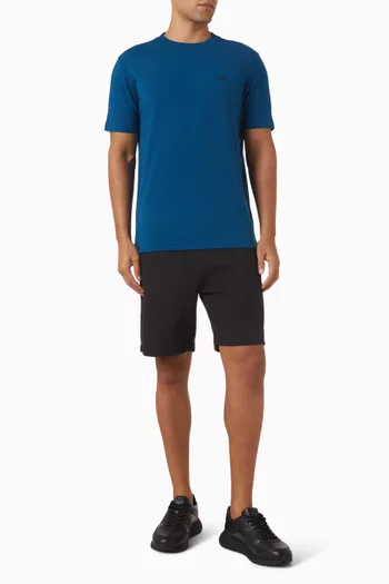 Logo-print T-shirt in Stretch-cotton
