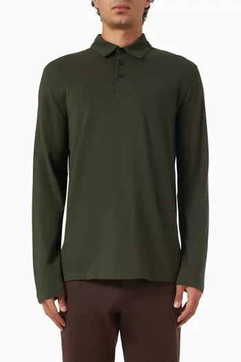 x Beckham Polo Shirt in Cotton Blend