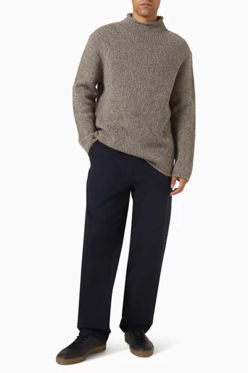 x Beckham Firas Sweater in Virgin-wool Tweed