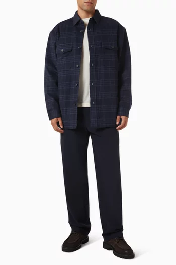 x Becham Relaxed-fit Shirt in Wool-blend