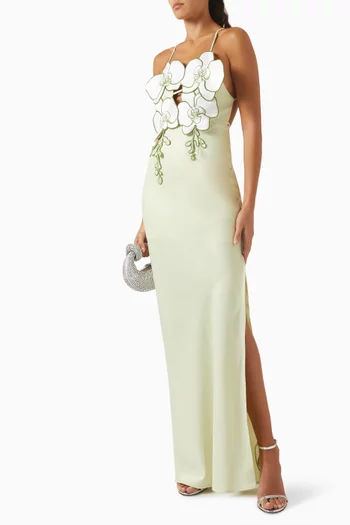 Orchid Embroidered Dress