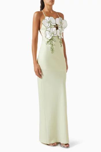 Orchid Embroidered Dress