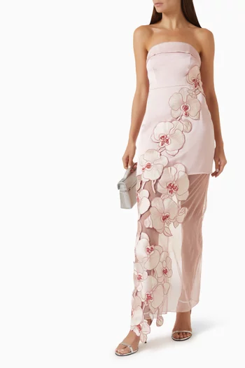 Orchid Embroidered Dress