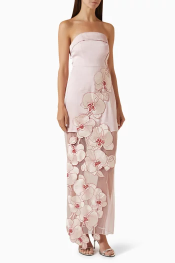 Orchid Embroidered Dress