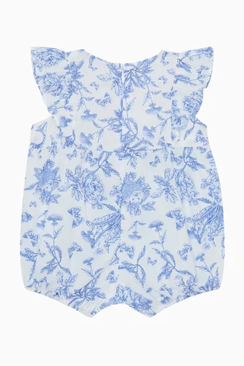 Floral Romper in Cotton