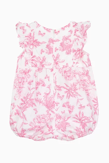 Floral Romper in Cotton