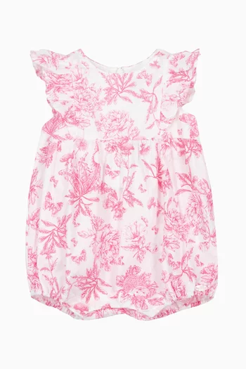 Floral Romper in Cotton