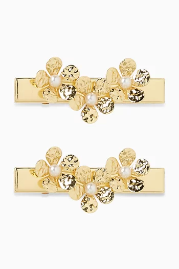 Floral Hair Clips