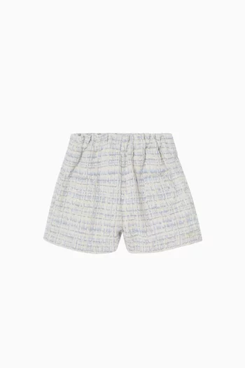 Check Shorts in Tweed