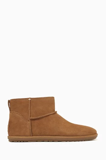 Classic Mini Deconstructed Boots in Suede