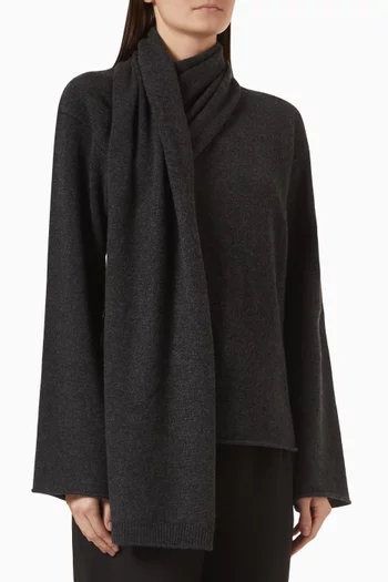Frances Scarf Sweater in Cashmere