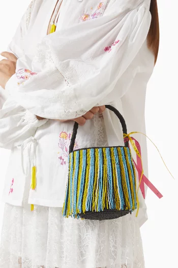 Mirtilo Beaded Bag