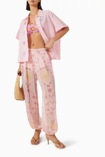 Sunrose Pants in Georgette