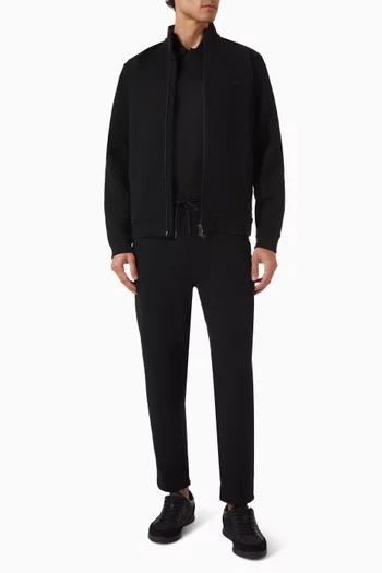 x Porsche Zip Sweatshirt in Cotton-blend