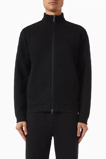 x Porsche Zip Sweatshirt in Cotton-blend